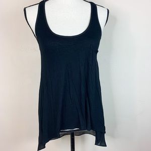 Soprano Sheer Black Blouse Top